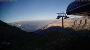 Archived webcam image showing Leukerbad, Schwalbennest chairlift on 12 Jul 2026 at 07:39