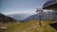 Archived webcam image showing Leukerbad, Schwalbennest chairlift on 12 Jul 2026 at 14:39