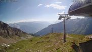 Archived webcam image showing Leukerbad, Schwalbennest chairlift on 12 Jul 2026 at 16:39