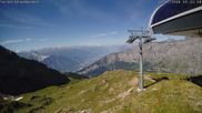 Archived webcam image showing Leukerbad, Schwalbennest chairlift on 12 Jul 2026 at 10:39