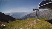 Archived webcam image showing Leukerbad, Schwalbennest chairlift on 12 Jul 2026 at 12:39