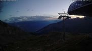Archived webcam image showing Leukerbad, Schwalbennest chairlift on 26 Aug 2026 at 20:16