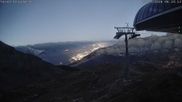 Archived webcam image showing Leukerbad, Schwalbennest chairlift on 22 Sep 2026 at 06:43