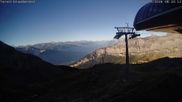 Archived webcam image showing Leukerbad, Schwalbennest chairlift on 22 Sep 2026 at 08:43