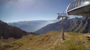 Archived webcam image showing Leukerbad, Schwalbennest chairlift on 22 Sep 2026 at 14:43