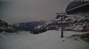 Archived webcam image showing Leukerbad, Schwalbennest chairlift on 30 Mar 2026 at 00:02