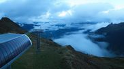 Archiviertes Webcam Bild: Golm: 360 Grad Ausblick von der Rätikonbahn am 10.10.2026 um 18:01 Uhr