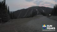 Archived webcam image showing Sun Peaks - Sundance Chair on 12 Aug 2026 at 06:46