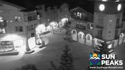 Archived webcam image showing Village Sun Peaks on 7 Aug 2026 at 10:54