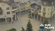 Archived webcam image showing Village Sun Peaks on 7 Aug 2026 at 22:54