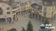 Archived webcam image showing Village Sun Peaks on 8 Aug 2026 at 02:54