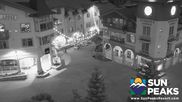 Archived webcam image showing Village Sun Peaks on 12 Aug 2026 at 06:46
