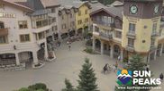 Archived webcam image showing Village Sun Peaks on 12 Aug 2026 at 00:46