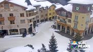 Archived webcam image showing Village Sun Peaks on 26 Feb 2026 at 18:34