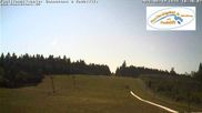Archived webcam image showing Ski area family paradise Sahnehang in the Sauerland on 19 Jun 2026 at 10:36