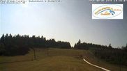 Archived webcam image showing Ski area family paradise Sahnehang in the Sauerland on 5 Aug 2026 at 10:40
