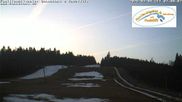 Archived webcam image showing Ski area family paradise Sahnehang in the Sauerland on 8 Mar 2026 at 07:17