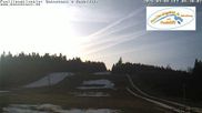 Archived webcam image showing Ski area family paradise Sahnehang in the Sauerland on 8 Mar 2026 at 08:17