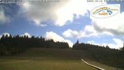 Archived webcam image showing Ski area family paradise Sahnehang in the Sauerland on 10 Oct 2026 at 14:53