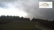 Archived webcam image showing Ski area family paradise Sahnehang in the Sauerland on 10 Oct 2026 at 12:53