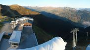 Archived webcam image showing Top Station Schattberg East Saalbach on 20 Oct 2026 at 08:13