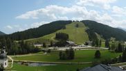 Archived webcam image showing Cross country ski run Seefeld on 10 Aug 2026 at 14:41