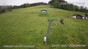 Archived webcam image showing Lift and slope at Fischbach on 18 May 2026 at 18:07