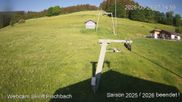 Archived webcam image showing Lift and slope at Fischbach on 28 May 2026 at 08:40