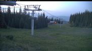 Archived webcam image showing View to the powder gulch express on 14 Jul 2026 at 06:35