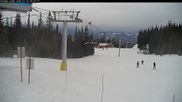 Archived webcam image showing View to the powder gulch express on 26 Feb 2026 at 18:14