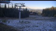 Archived webcam image showing View to the powder gulch express on 12 Oct 2026 at 02:04