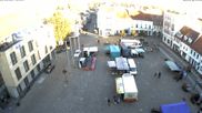Archiviertes Webcam Bild: Marktplatz Senftenberg am 08.08.2026 um 07:27 Uhr