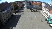 Archiviertes Webcam Bild: Marktplatz Senftenberg am 08.08.2026 um 14:15 Uhr