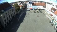 Archived webcam image showing Senftenberg Town Square on 23 Sep 2026 at 12:47