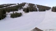 Archived webcam image showing Winter Park Eskimo Chairlift and Snoasis Restaurant on 16 Apr 2026 at 14:52