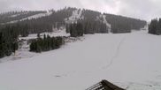 Archived webcam image showing Winter Park Eskimo Chairlift and Snoasis Restaurant on 27 Apr 2026 at 20:34