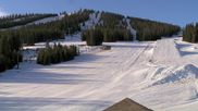 Archived webcam image showing Winter Park Eskimo Chairlift and Snoasis Restaurant on 29 Mar 2026 at 16:50