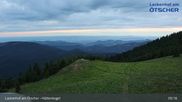 Archived webcam image showing View from Hüttenkogel in Lackenhof, Lower Austria on 12 Jul 2026 at 05:14