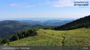Archived webcam image showing View from Hüttenkogel in Lackenhof, Lower Austria on 12 Jul 2026 at 08:14