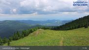 Archived webcam image showing View from Hüttenkogel in Lackenhof, Lower Austria on 12 Jul 2026 at 11:14