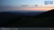 Archived webcam image showing View from Hüttenkogel in Lackenhof, Lower Austria on 12 Aug 2026 at 05:47