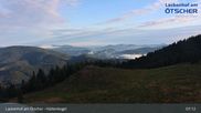 Archiviertes Webcam Bild: Blick vom Hüttenkogel in Lackenhof Ötscher, Niederösterreich am 26.08.2026 um 07:18 Uhr