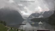 Archived webcam image showing Obertraun Lake on 15 Jun 2026 at 07:20