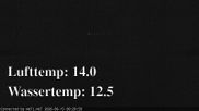 Archived webcam image showing Obertraun Lake on 15 Jun 2026 at 00:20