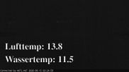 Archived webcam image showing Obertraun Lake on 15 Jun 2026 at 02:20
