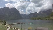 Archived webcam image showing Obertraun Lake on 11 Aug 2026 at 12:09