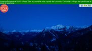 Archived webcam image showing Mountain Lodge Zoia, Chiesa in Valmalenco on 1 Apr 2026 at 06:50
