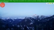 Archived webcam image showing Mountain Lodge Zoia, Chiesa in Valmalenco on 1 Apr 2026 at 07:50