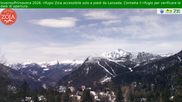 Archived webcam image showing Mountain Lodge Zoia, Chiesa in Valmalenco on 1 Apr 2026 at 12:50