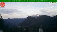 Archived webcam image showing Mountain Lodge Zoia, Chiesa in Valmalenco on 30 Jun 2026 at 06:46